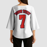 Custom England National Football Kimono Sleeve Blouse Retro Style-Inspired 1998 - Wonder Print Shop