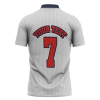 Custom England National Football Zipper Polo Shirt Retro Style-Inspired 1998 - Wonder Print Shop