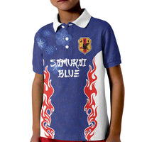 Custom Japan National Football Kid Polo Shirt Retro Style-Inspired 1998 - Wonder Print Shop