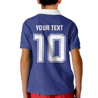 Custom Japan National Football Kid Polo Shirt Retro Style-Inspired 1998 - Wonder Print Shop