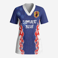 Custom Japan National Football Scrub Top Retro Style-Inspired 1998 - Wonder Print Shop