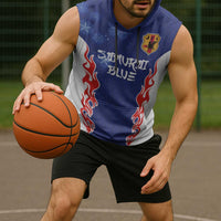 Custom Japan National Football Sleeveless Hoodie Retro Style-Inspired 1998 - Wonder Print Shop