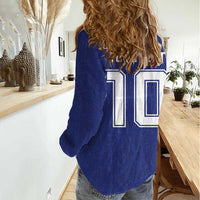 Custom Japan National Football Women Casual Shirt Retro Style-Inspired 1998 - Wonder Print Shop