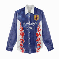 Custom Japan National Football Women Casual Shirt Retro Style-Inspired 1998 - Wonder Print Shop