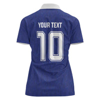 Custom Japan National Football Women Polo Shirt Retro Style-Inspired 1998 - Wonder Print Shop