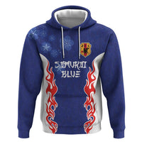 Custom Japan National Football Zip Hoodie Retro Style-Inspired 1998 - Wonder Print Shop