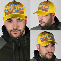 Romania Merry Christmas Classic Cap Romania Emblem Traditional Folk Art - Wonder Print Shop