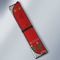 Mexico Merry Christmas Auto Sun Shade Mexican Cultural Emblem Xmas Style - Wonder Print Shop