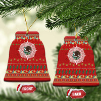Mexico Merry Christmas Ceramic Ornament Mexican Cultural Emblem Xmas Style - Wonder Print Shop