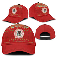 Mexico Merry Christmas Classic Cap Mexican Cultural Emblem Xmas Style - Wonder Print Shop