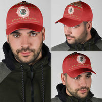 Mexico Merry Christmas Classic Cap Mexican Cultural Emblem Xmas Style - Wonder Print Shop