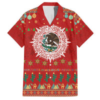 Mexico Merry Christmas Family Matching Puletasi and Hawaiian Shirt Mexican Cultural Emblem Xmas Style - Wonder Print Shop