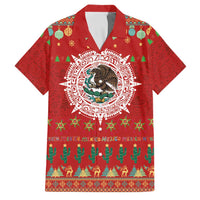 Mexico Merry Christmas Family Matching Puletasi and Hawaiian Shirt Mexican Cultural Emblem Xmas Style - Wonder Print Shop