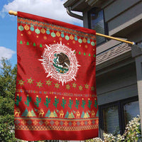 Mexico Merry Christmas Garden Flag Mexican Cultural Emblem Xmas Style - Wonder Print Shop