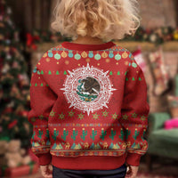 Mexico Merry Christmas Kid Ugly Christmas Sweater Mexican Cultural Emblem Xmas Style - Wonder Print Shop