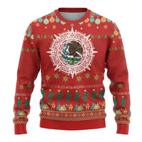 Mexico Merry Christmas Ugly Christmas Sweater Mexican Cultural Emblem Xmas Style - Wonder Print Shop