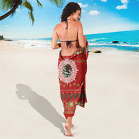 Mexico Merry Christmas Sarong Mexican Cultural Emblem Xmas Style - Wonder Print Shop