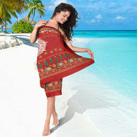 Mexico Merry Christmas Sarong Mexican Cultural Emblem Xmas Style - Wonder Print Shop