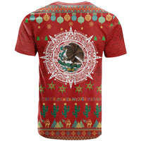 Mexico Merry Christmas T Shirt Mexican Cultural Emblem Xmas Style - Wonder Print Shop