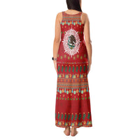 Mexico Merry Christmas Tank Maxi Dress Mexican Cultural Emblem Xmas Style - Wonder Print Shop