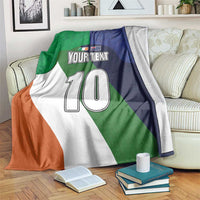 Custom Ireland and Australia Blanket Shamrocks and Aboriginal Art