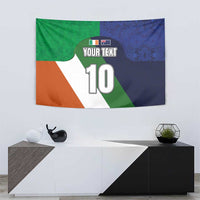 Custom Ireland and Australia Tapestry Shamrocks and Aboriginal Art