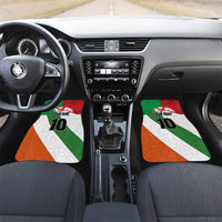 Custom Ireland and England Car Mats Celtic Shanrocks and Roses with Red Cross