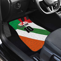 Custom Ireland and England Car Mats Celtic Shanrocks and Roses with Red Cross