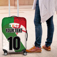 Custom Ireland and England Luggage Cover Celtic Shanrocks and Roses with Red Cross