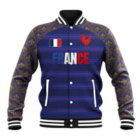 Custom France Rugby-Le XV de France Baseball Jacket Go Les Bleus