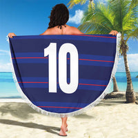 Custom France Rugby-Le XV de France Beach Blanket Go Les Bleus