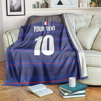Custom France Rugby-Le XV de France Blanket Go Les Bleus