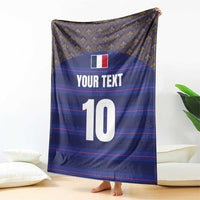 Custom France Rugby-Le XV de France Blanket Go Les Bleus