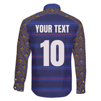 Custom France Rugby-Le XV de France Family Matching Summer Maxi Dress and Hawaiian Shirt Go Les Bleus