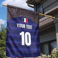 Custom France Rugby-Le XV de France Garden Flag Go Les Bleus