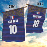 Custom France Rugby-Le XV de France Garden Flag Go Les Bleus