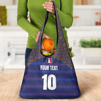 Custom France Rugby-Le XV de France Grocery Bag Go Les Bleus