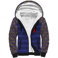 Custom France Rugby-Le XV de France Sherpa Hoodie Go Les Bleus