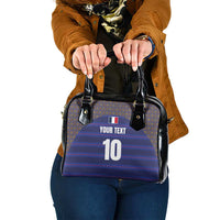 Custom France Rugby-Le XV de France Shoulder Handbag Go Les Bleus