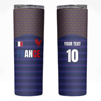 Custom France Rugby-Le XV de France Skinny Tumbler Go Les Bleus