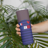 Custom France Rugby-Le XV de France Skinny Tumbler Go Les Bleus