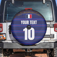 Custom France Rugby-Le XV de France Spare Tire Cover Go Les Bleus