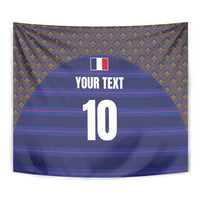 Custom France Rugby-Le XV de France Tapestry Go Les Bleus