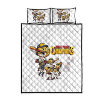 Venezuela Baseball Champions Quilt Bed Set Glory Arepa Team