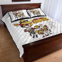 Venezuela Baseball Champions Quilt Bed Set Glory Arepa Team