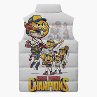 Venezuela Baseball Champions Sleeveless Puffer Jacket Glory Arepa Team