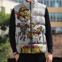 Venezuela Baseball Champions Sleeveless Puffer Jacket Glory Arepa Team