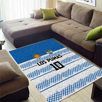 Argentina Rugby Custom Area Rug Los Pumas Jaguar Race Style - Wonder Print Shop