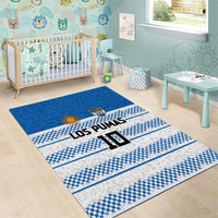 Argentina Rugby Custom Area Rug Los Pumas Jaguar Race Style - Wonder Print Shop