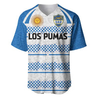 Argentina Rugby Custom Baseball Jersey Los Pumas Jaguar Race Style - Wonder Print Shop